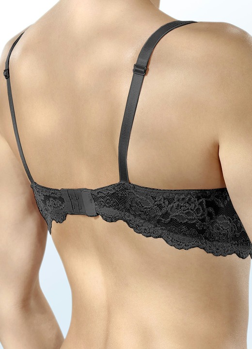 BHs - Sassa Zweierpack Bügel-BH aus Elastikspitze, in Größe 075 bis 100, in Cup C, in Farbe 1X KROKUS, 1X PUDER Ansicht 13