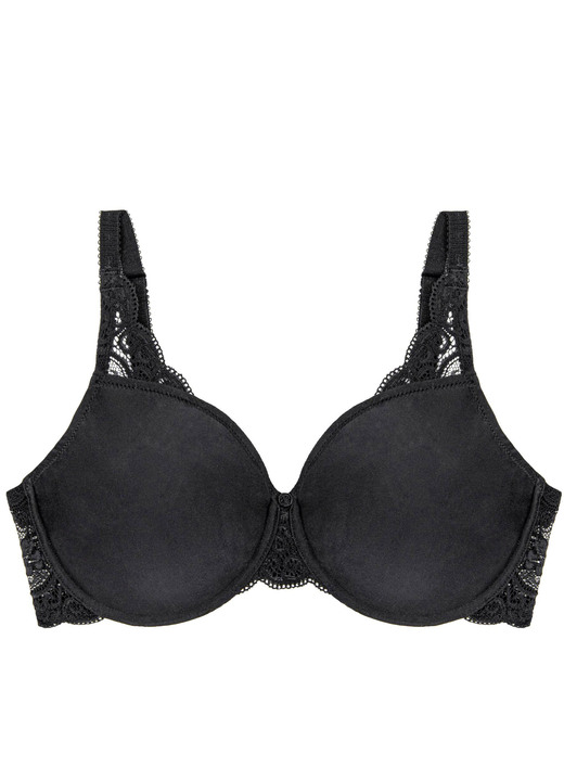 Bügel-BH - Triumph Amourette Minimizer-Bügel-BH, in Größe 075 bis 095, in Cup G, in Farbe SCHWARZ Ansicht 2