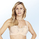 Bügel-BH - Miss Mary Bügel-BH mit strukturiertem Vorderteil – Farbe BEIGE – Ansicht 3 Bügel-BH - Miss Mary Bügel-BH mit strukturiertem Vorderteil, in Größe 075 bis 110, in Cup D, in Farbe WEISS – Farbe BEIGE – Ansicht 3