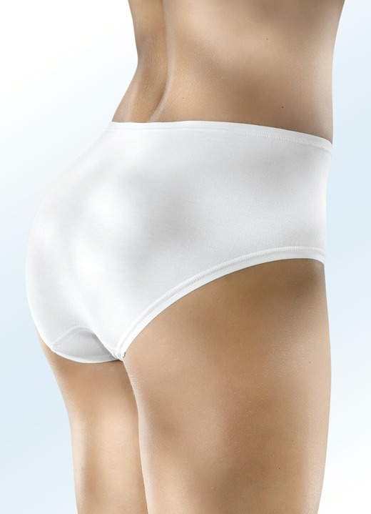 Slips - Speidel Dreierpack Slips mit flachen, elastischen Abschlüssen, in Größe 038 bis 050, in Farbe AZURBLAU Ansicht 4