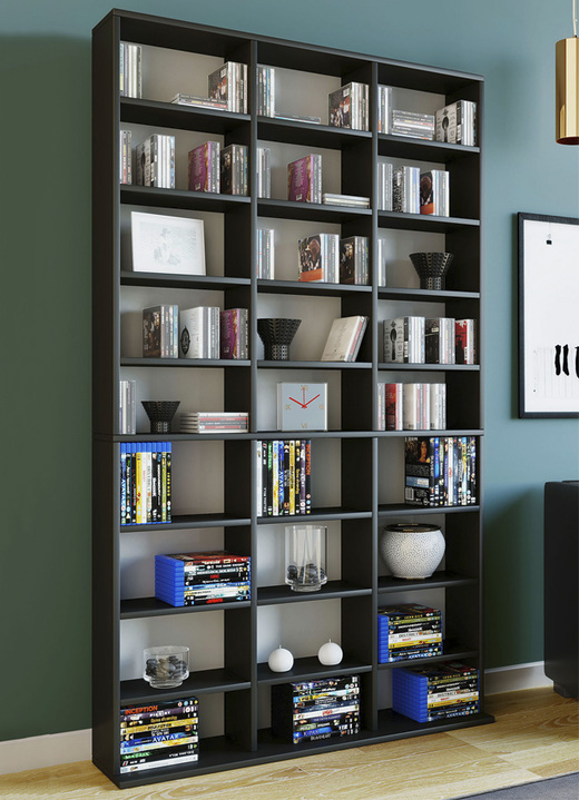 Kleinmöbel - Regal aus Holzstruktur-Nachbildung Ansicht 8 Kleinmöbel - Regal aus Holzstruktur-Nachbildung, in Farbe WEISS, in Ausführung Regal, klein Ansicht 8