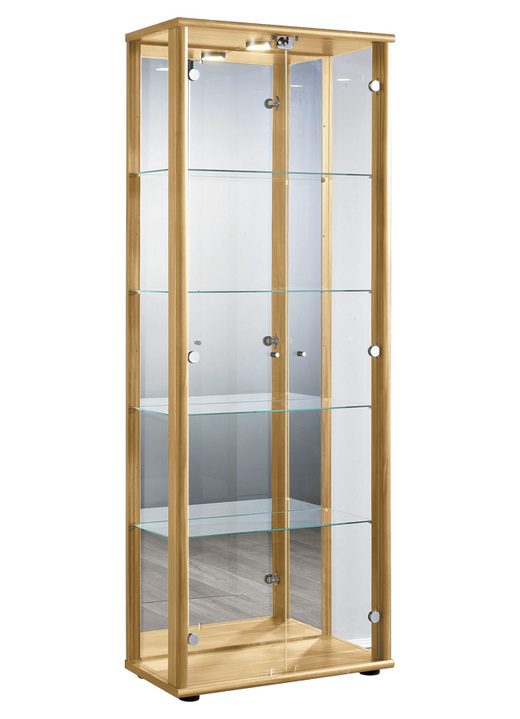 Vitrinen & Highboards - Vitrine, 2-türig, mit LED-Beleuchtung Ansicht 5 Vitrinen & Highboards - Vitrine, 2-türig, mit LED-Beleuchtung, in Farbe SCHWARZ Ansicht 5