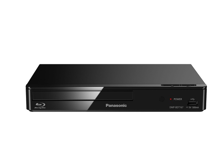 Heimkino - Panasonic Blu-ray-Spieler, in Farbe SCHWARZ, in Ausführung Mit Full-HD-Upscaling Ansicht 1