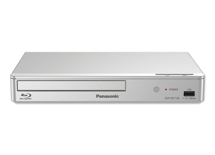 Heimkino - Panasonic Blu-ray-Spieler, in Farbe SILBER, in Ausführung Mit Full-HD-Upscaling Ansicht 1