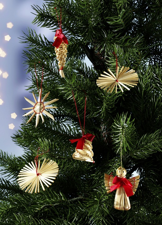 Weihnachten - Baumhänger-Set, 48-teilig, in Farbe NATUR