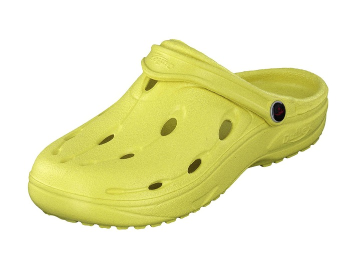 - Clogs Dux für Sicherheit mit jedem Schritt, in Größe 3XL bis XXL, in Farbe GELB