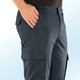 Hosen - Thermohose mit Cargotaschen in 4 Farben – Farbe DUNKELGRAU Hosen - Thermohose mit Cargotaschen in 4 Farben, in Größe 024 bis 064, in Farbe MARINE
