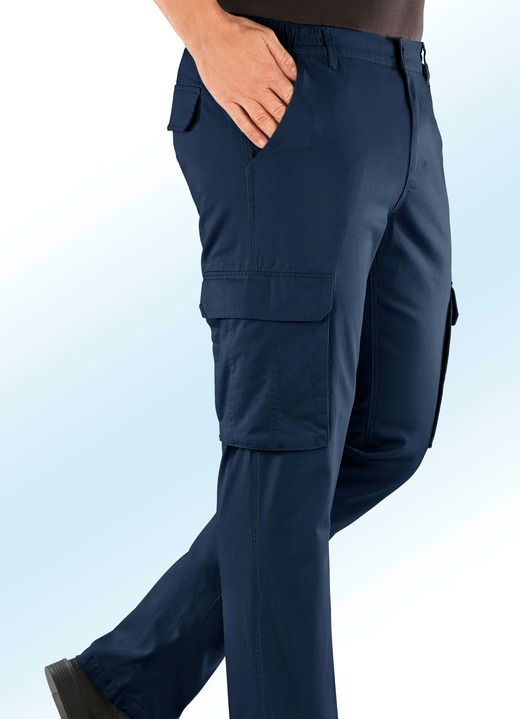 Hosen - Thermohose mit Cargotaschen in 4 Farben Ansicht 4 Hosen - Thermohose mit Cargotaschen in 4 Farben, in Größe 024 bis 064, in Farbe MITTELBRAUN Ansicht 4