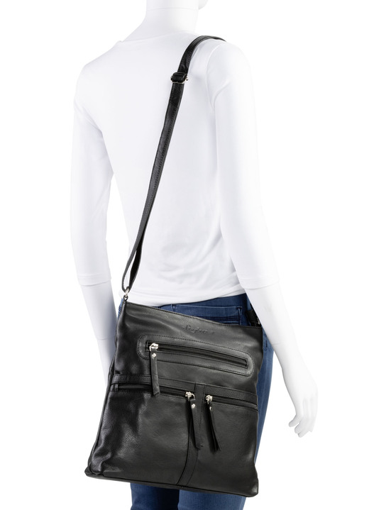 Taschen - Laurina, Tasche, Damen, mit verstellbarem Umhängeriemen, in Farbe SCHWARZ Ansicht 3