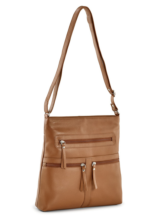 Taschen - Laurina, Tasche, Damen, mit verstellbarem Umhängeriemen, in Farbe COGNAC Ansicht 1