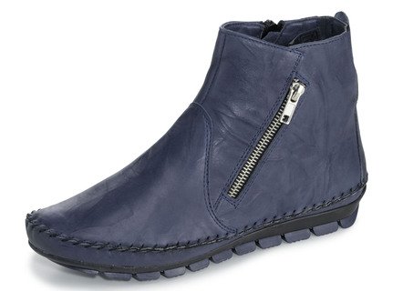 Gemini, bequeme Damen-Stiefeletten, Weite G, mit herausnehmbarem Fußbett