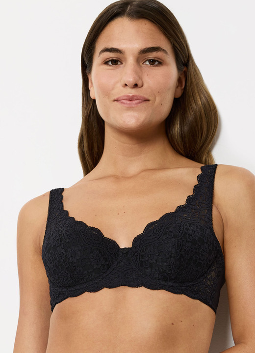 Bügel-BH - Triumph Amourette Bügel-BH mit Elastikspitze, in Größe 075 bis 095, in Cup A, in Farbe PISTAZIE Ansicht 21