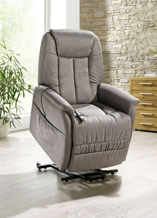 TV- & Relaxsessel - TV-Sessel mit Motor und Aufstehhilfe, in Farbe BEIGE Ansicht 3