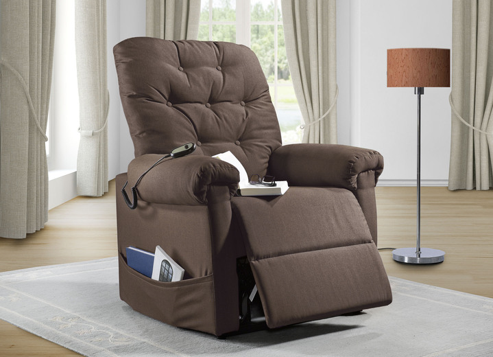TV- & Relaxsessel - TV-Sessel mit Motor und Aufstehhilfe, in Farbe BRAUN Ansicht 1