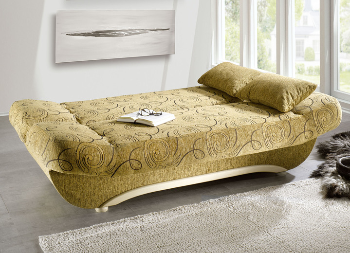 Schlafsofas - Schlafsofa mit komfortabler Polsterung, in Farbe BEIGE Ansicht 5