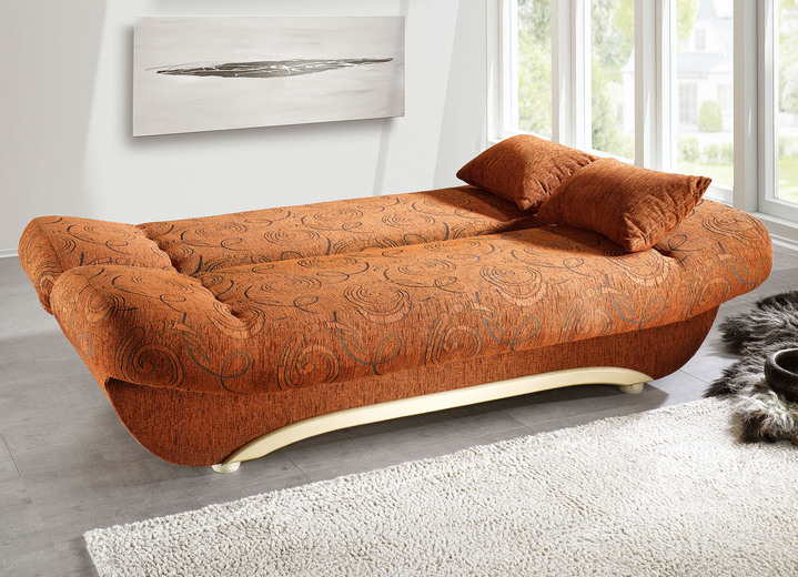 Schlafsofas - Schlafsofa mit komfortabler Polsterung, in Farbe BEIGE Ansicht 7