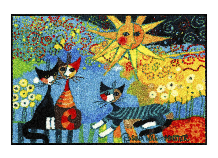 Fußmatten - Rosina Wachtmeister  - Wohnmatten , in Größe 103 ( 60x85 cm) bis 113 (75x120 cm), in Farbe BUNT