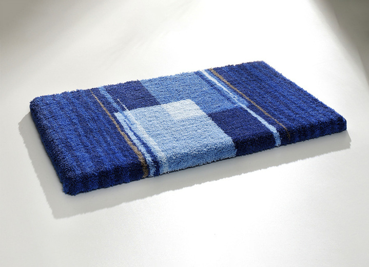 Badgarnituren - Badgarnitur mit rutschhemmender Rückseite, in Größe 100 (Vorleger halbrund, 50/ 80 cm) bis 112 (WC-Deckelbezug, 47/ 50 cm), in Farbe GELB Ansicht 4