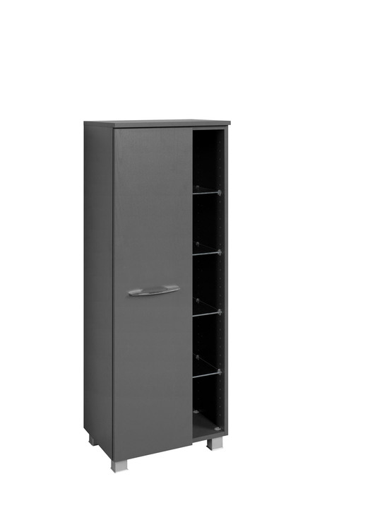 Badmöbel - Badmöbel-Programm, auch hängend montierbar, in Farbe WEISS, in Ausführung Hängeschrank, 1-türig Ansicht 29