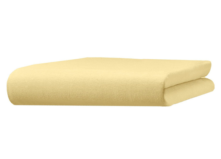 Spannbetttücher - irisette Mako-Jersey-Spannbetttuch, in Größe 131 (1 Spannbetttuch, 100/200 cm) bis 139 (1 Spannbetttuch, 190/200 cm), in Farbe BLAU Ansicht 5