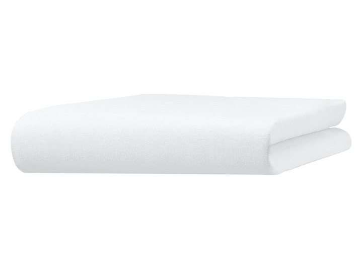 Spannbetttücher - irisette Mako-Jersey-Spannbetttuch, in Größe 131 (1 Spannbetttuch, 100/200 cm) bis 139 (1 Spannbetttuch, 190/200 cm), in Farbe BLAU Ansicht 9