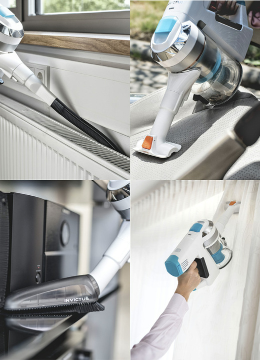 - Genius Akku-Handstaubsauger Invictus X3 Ansicht 2 - Genius Akku-Handstaubsauger Invictus X3, in Farbe BEERE Ansicht 2
