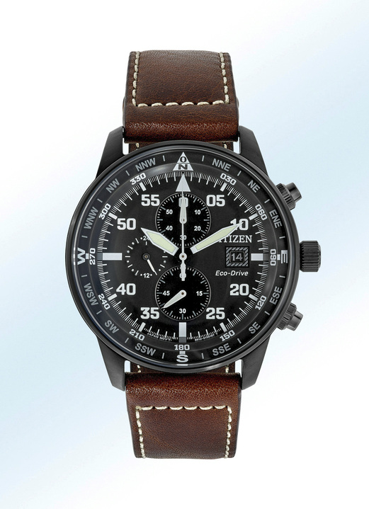 Citizen - Solar-Herrenuhr in Flieger-Optik , in Farbe