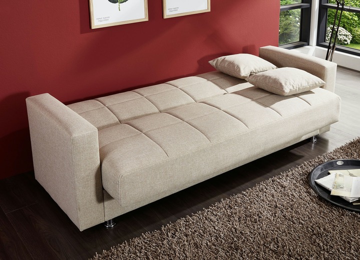 Schlafsofas - Klick-Klack-Sofa mit Dekokissen Ansicht 4 Schlafsofas - Klick-Klack-Sofa mit Dekokissen, in Farbe SCHWARZ Ansicht 4
