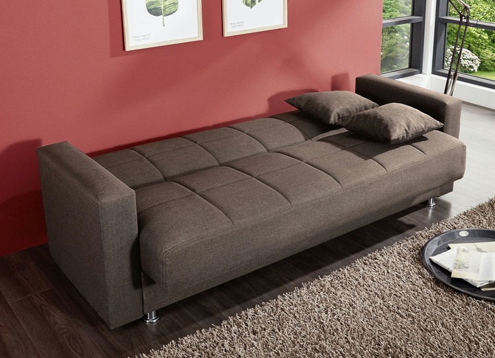 Schlafsofas - Klick-Klack-Sofa mit Dekokissen Ansicht 8 Schlafsofas - Klick-Klack-Sofa mit Dekokissen, in Farbe SCHWARZ Ansicht 8