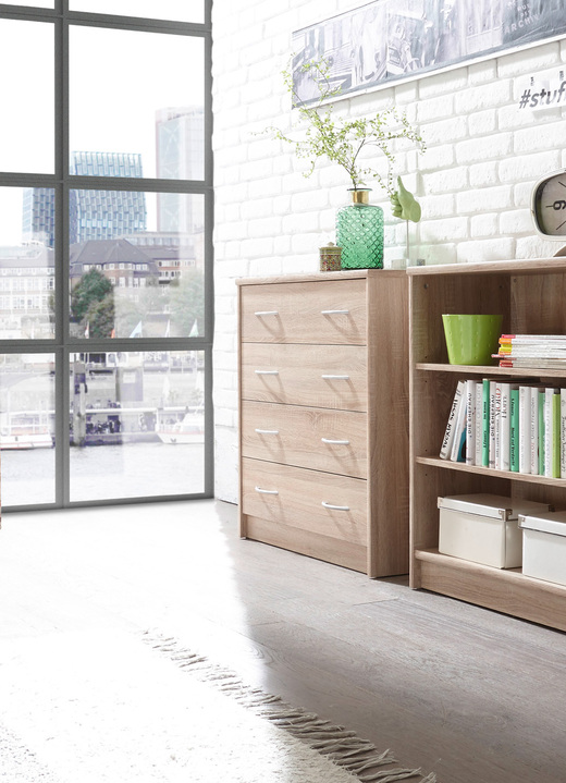 Sideboards & Kommoden - Kombifreundlichen Kommode mit 4 Schubladen, in Farbe BUCHE Ansicht 2