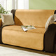 Sessel- & Sofaüberwürfe - Edel und angenehm: Rutschfeste Wohnaccessoires für Sie!, in Größe 101 (Sesselschoner 50x150 cm) bis 905 (2 Kissenbezüge, je 40x 40 cm), in Farbe BRAUN – Farbe COGNAC – Ansicht 2