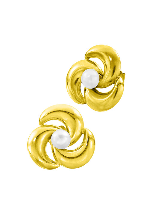 - Ohrstecker im Blumen-Design, in Farbe  Ansicht 2