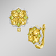 Ohrschmuck - Clipstecker im Blumen-Design – Ansicht 1 Ohrschmuck - Clipstecker im Blumen-Design, in Farbe  – Ansicht 1