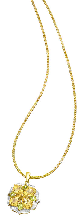 Anhänger - Anhänger im Blumen-Design Ansicht 2 Anhänger - Anhänger im Blumen-Design, in Farbe  Ansicht 2