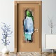 Landschaft - 3D-Tür-Sticker Wasserfälle, in Farbe BLAU – Farbe BLAU – Ansicht 1