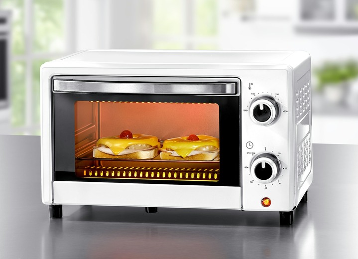 Kochen & Grillen - Kompakter Mini-Backofen mit Infrarottechnik, in Farbe WEISS Ansicht 1