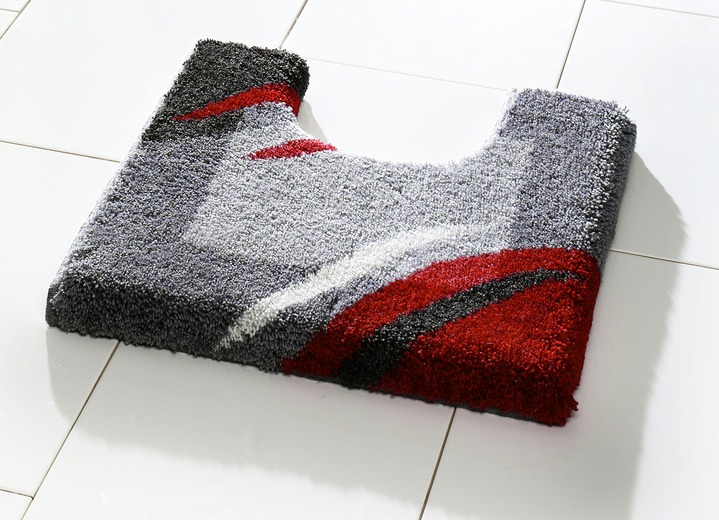 Badgarnituren - Besonders weiche Badgarnitur von Grund Ansicht 4 Badgarnituren - Besonders weiche Badgarnitur von Grund, in Größe 100 (Vorleger halbrd., 50/ 80 cm) bis 112 (WC-Deckelbezug, 47/ 50 cm), in Farbe BEERE Ansicht 4