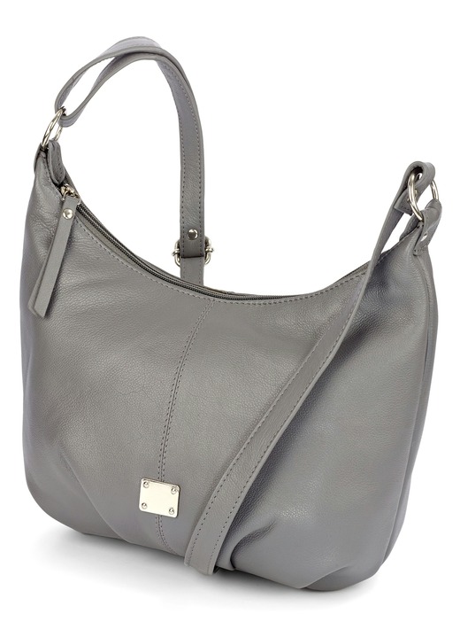 Taschen - Laurina Tasche aus Vollrind-Nappaleder, in Farbe GRAFIT Ansicht 1