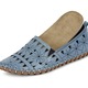 Komfortschuhe - Gemini, sommerliche Damen-Slipper, Weite G, mit herausnehmbarem Fußbett, in Größe 036 bis 042, in Farbe JEANS – Farbe JEANS – Ansicht 2