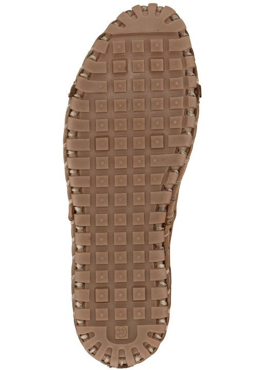 Komfortschuhe - Gemini, sommerliche Damen-Slipper, Weite G, mit herausnehmbarem Fußbett, in Größe 036 bis 042, in Farbe JEANS Ansicht 11