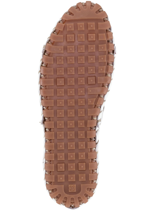 Komfortschuhe - Gemini, sommerliche Damen-Slipper, Weite G, mit herausnehmbarem Fußbett, in Größe 036 bis 042, in Farbe JEANS Ansicht 16