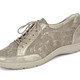 Komfortschuhe - Waldläufer, elegante Damen-Schnürschuhe, Weite H, mit herausnehmbarem Fußbett, in Größe 4 bis 8 1/2, in Farbe MATTSILBER – Farbe TAUPE – Ansicht 1