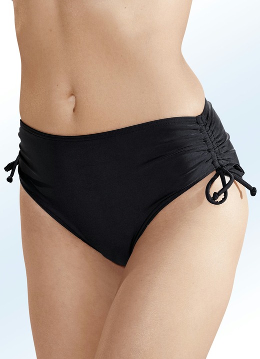 Bademode - Naturana Zweierpack Bikinihosen, schmal geschnitten, in Größe 038 bis 052, in Farbe 1X SCHWARZ, 1X MARINE Ansicht 1
