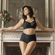 Soft-BH - Miss Mary BH mit elastischen Spitzeneinsätzen – Farbe SCHWARZ – Ansicht 1 Soft-BH - Miss Mary BH mit elastischen Spitzeneinsätzen, in Größe 080 bis 120, in Cup E, in Farbe BEIGE – Farbe SCHWARZ – Ansicht 1