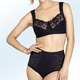 Slips - Miss Mary Miederhose mit Elastikspitze – Farbe SCHWARZ – Ansicht 2 Slips - Miss Mary Miederhose mit Elastikspitze, in Größe 038 bis 054, in Farbe WEISS – Farbe SCHWARZ – Ansicht 2
