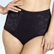 Slips - Miss Mary Miederhose mit Elastikspitze – Farbe SCHWARZ – Ansicht 1 Slips - Miss Mary Miederhose mit Elastikspitze, in Größe 038 bis 054, in Farbe WEISS – Farbe SCHWARZ – Ansicht 1