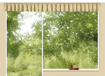 Jacquard Querbehang in veschiedenen Farben