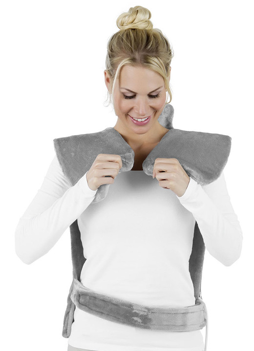 Massage - Vitalmaxx Rücken- und Nacken-Massageheizdecke, in Farbe ANTHRAZIT Ansicht 3