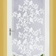 Romantisch - Fenster- und Türbehang Vögelchen, verschiedene Farben – Farbe WEISS – Ansicht 2 Romantisch - Fenster- und Türbehang Vögelchen, verschiedene Farben, in Größe 309 (2xH 80xB40 cm) bis 349 (H180xB90 cm), in Farbe COLORIERT – Farbe WEISS – Ansicht 2