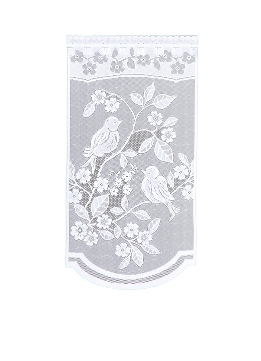 Romantisch - Fenster- und Türbehang Vögelchen, verschiedene Farben Ansicht 3 Romantisch - Fenster- und Türbehang Vögelchen, verschiedene Farben, in Größe 309 (2xH 80xB40 cm) bis 349 (H180xB90 cm), in Farbe COLORIERT Ansicht 3